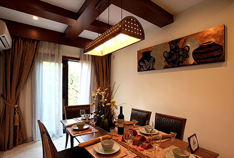 奉賢花滿樓樣板房 東南亞風格 